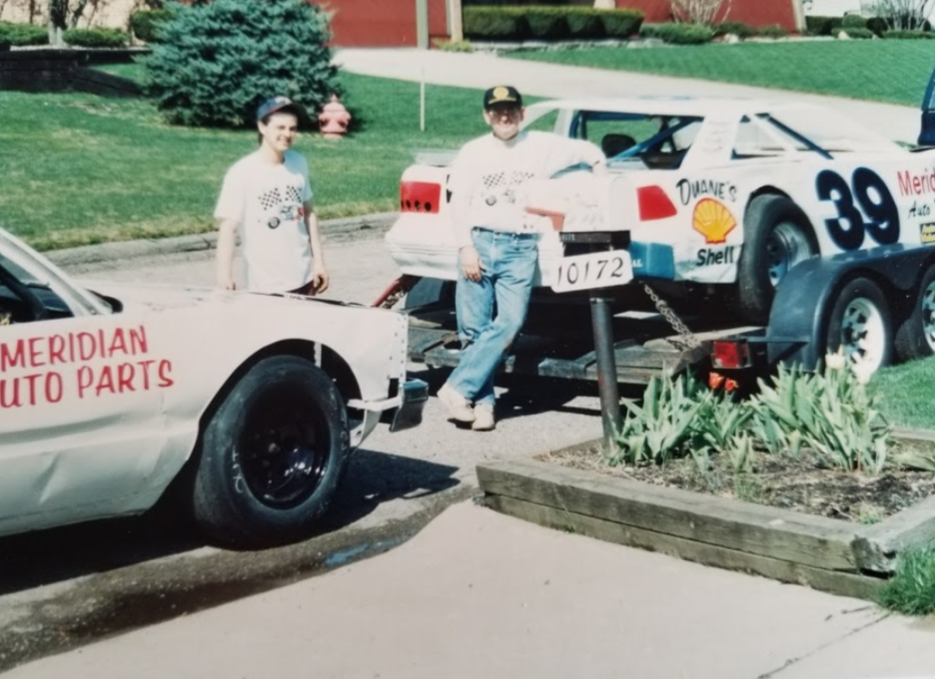 Duane Stiles and his 39 racecar