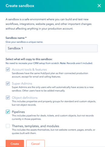 HubSpot Sandbox