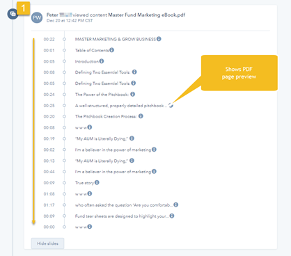 HubSpot Prospects Engagements 