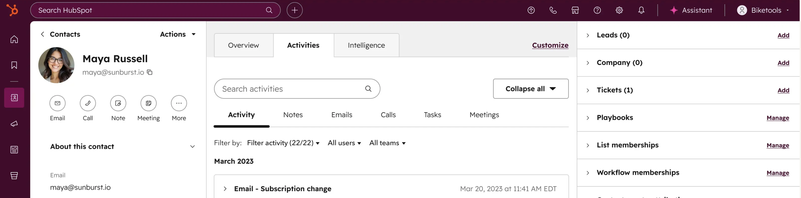 The new HubSpot theme