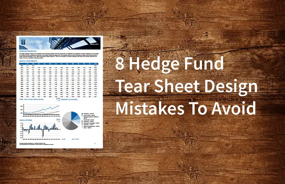 8 Hedge Fund Tear Sheet Design Mistakes to Avoid