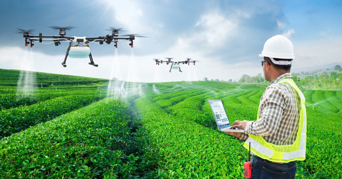 Drones in Agriculture; The Future of Farming.