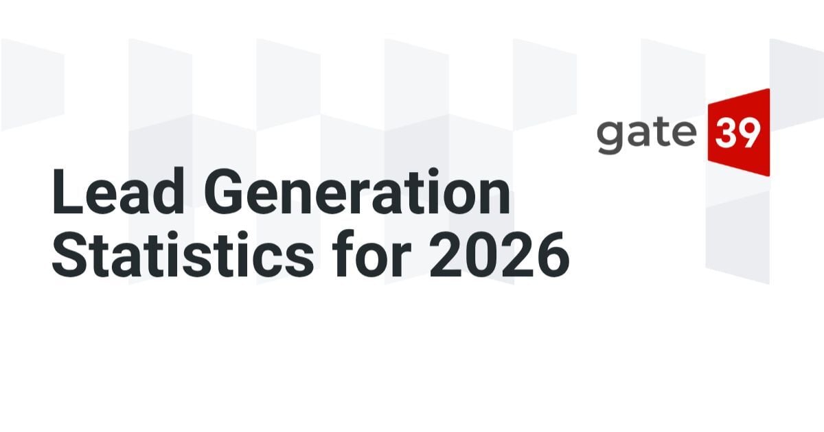 Lead Generation Statistics for 2026 [Infographic]